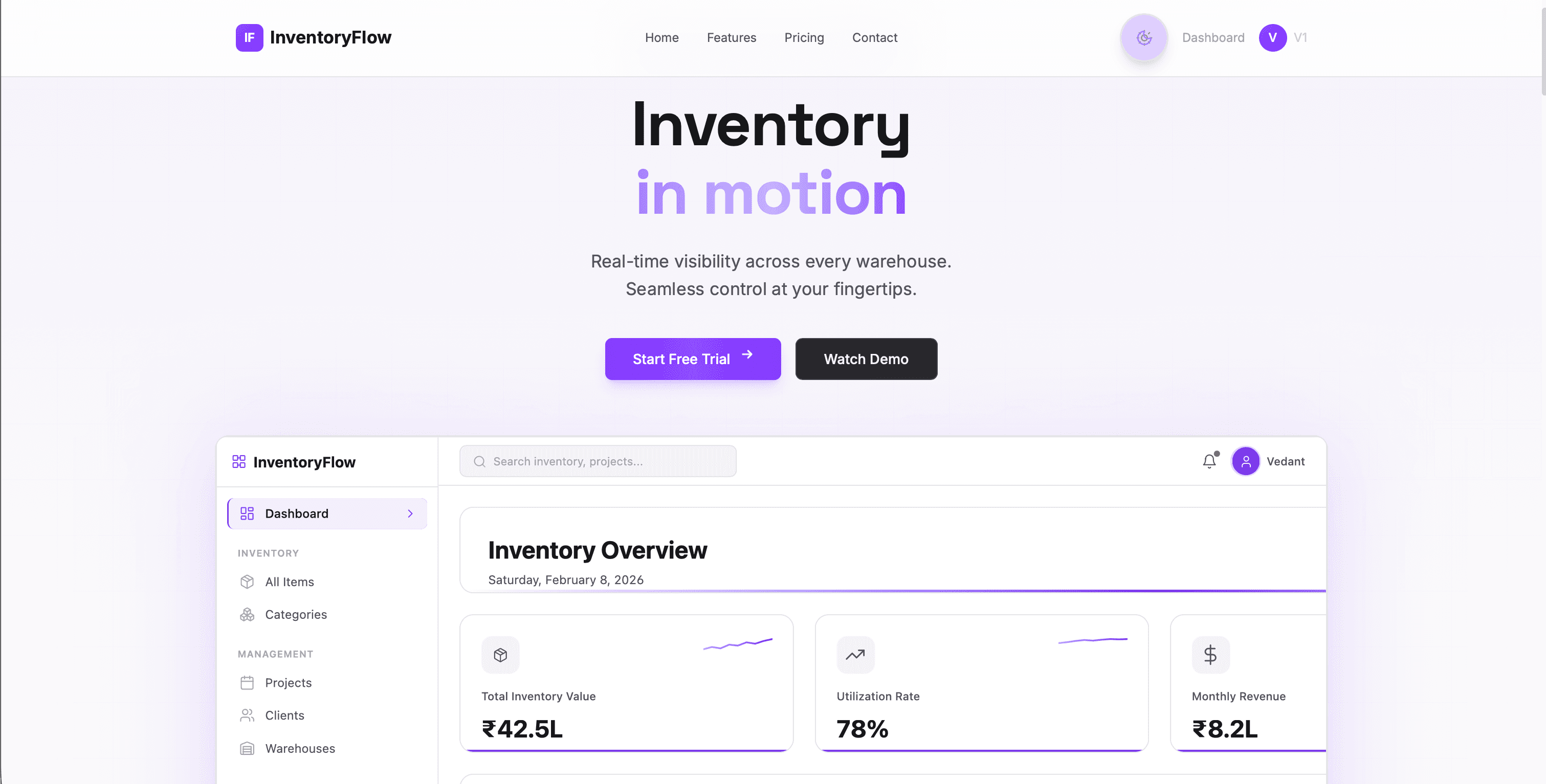 InventoryFlow screenshot