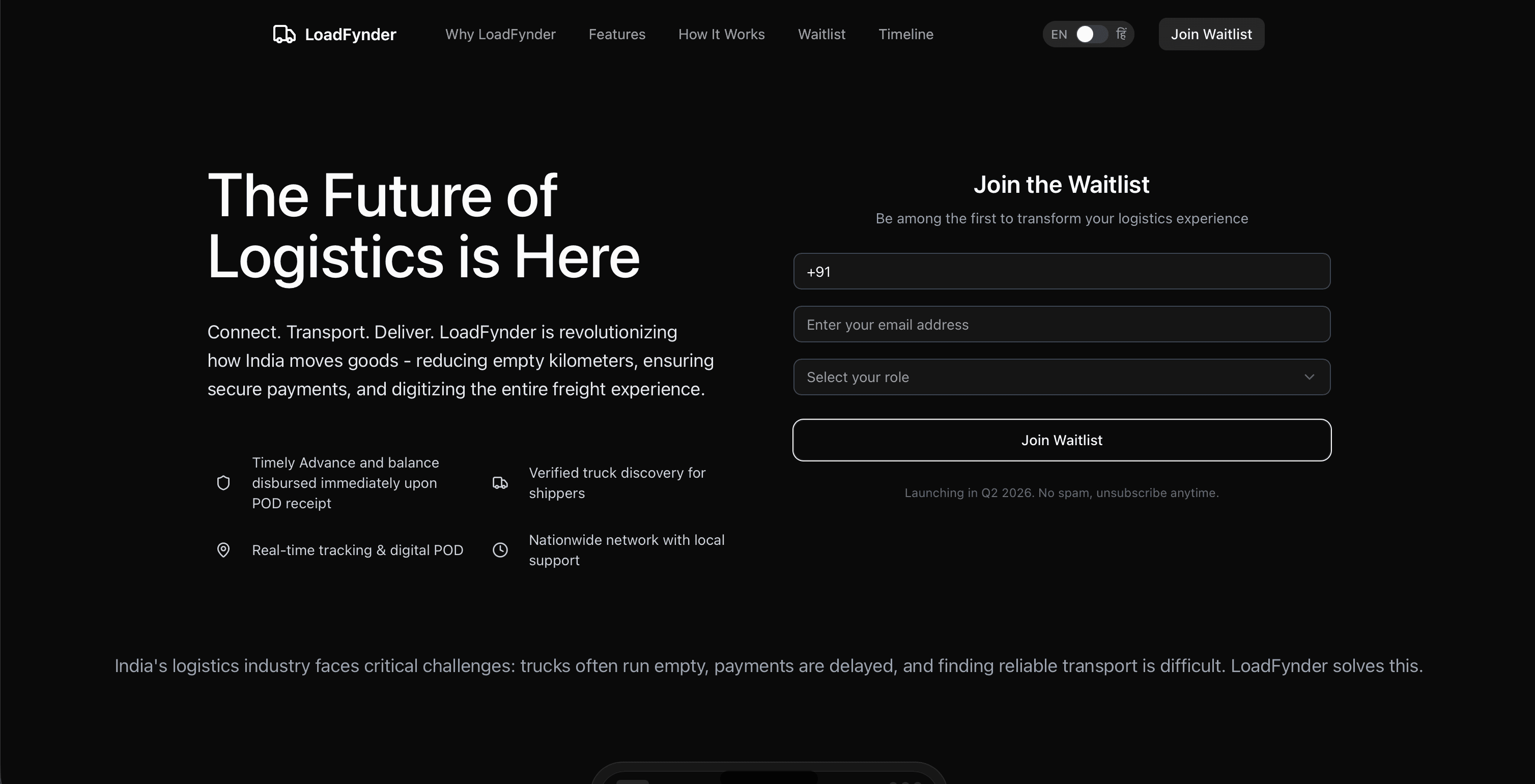 LoadFynder + TruckFynder screenshot